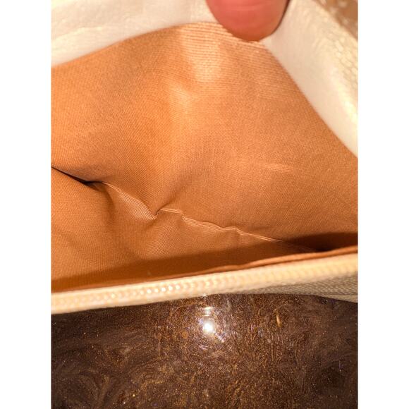 Accents by Sharif Vintage Crossbody Leather Purse Flower - Picture 9 of 16